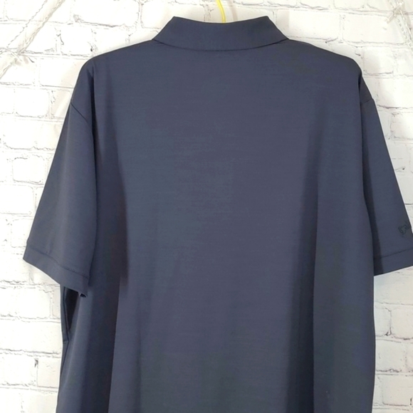 Callaway Opti Dri Black Polo Collared Short Sleeve Golf Shirt Mens Size Large - Picture 14 of 17